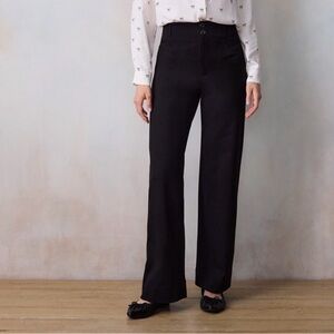 NWOT LC Lauren Conrad Black Straight Leg Pants